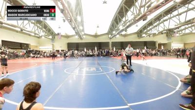 56 lbs Rr Rnd 1 - Rocco Goduto, Wrecking Crew Wrestling Academy vs Mason Marcasciano, Orchard South K3