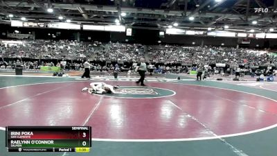 107 lbs Semifinal - Irini Poka, San Clemente vs Raelynn O`connor, Salmon