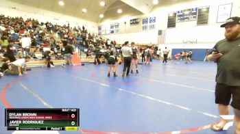 126 lbs Cons. Round 4 - Dylan Brown, Redondo Union High School Wres vs Javier Rodriguez, Orange