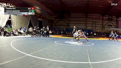 120 lbs 1st Place Match - Destin Maestas, SLAM! NEVADA vs Zaiden Hill, Mcqueen
