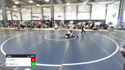 66 lbs Consi Of 8 #1 - Easton Emigh, Top Fuelers WC vs Mason Rebolo, Savage House WC