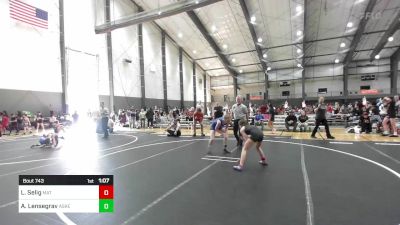 101 lbs Final - Lanaia Selig, Mat Demon WC vs Audrey Lensegrav, Askeo International Mat Club