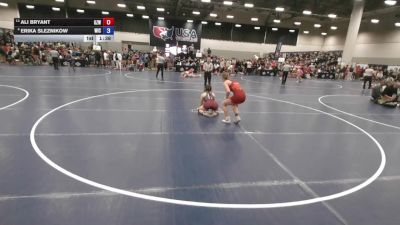 140 lbs Champ. Rd Of 16 - Ali Bryant, Ground Zero Wrestling vs Erika Sleznikow, Weigh In Club