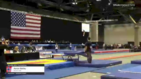 Aaron Bailey - Double Mini Trampoline, World Elite - 2021 USA Gymnastics Championships