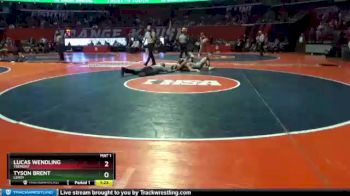 1A 170 lbs Cons. Semi - Lucas Wendling, Tremont vs Tyson Brent, LeRoy