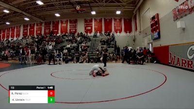 113 lbs Champ. Round 2 - Kel Unrein, Fruita Monument vs Adrian Perez, Buckeye Union