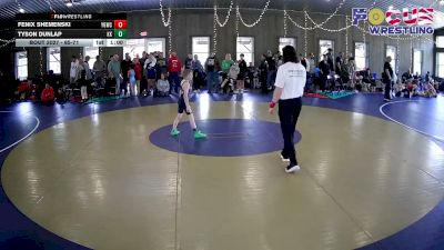 65-71 lbs Round 4 - Tyson Dunlap, Knoch Knights vs Fenix Shemenski, Young Guns Wrestling Club