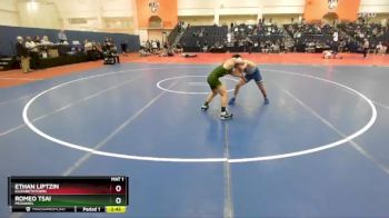 125 lbs Champ. Round 2 - Ethan Liptzin, Elizabethtown vs Romeo Tsai, McDaniel