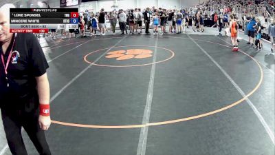 92 lbs Champ. Round 1 - Luke Sponsel, The Wrestling Academy vs Mincere White, Beat The Streets Chicago-Midway