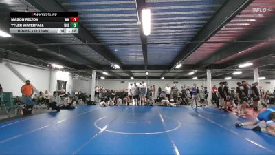 130 lbs Round 1 (6 Team) - Tyler Waterfall, Wrecking Crew Black vs Mason Felton, Micky`s Maniacs