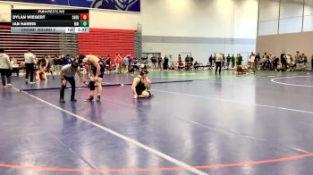 174 lbs Champ. Round 2 - Dylan Wiegert, Shenandoah University vs Ian Harris, Marymount