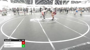 106 lbs Round Of 16 - Raezhan De Leon, Buckaroo WC vs Karl Leisher, Westside WC