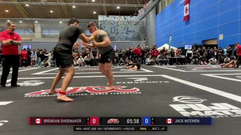 Brendan Shoemaker vs Jack Mcewen 2025 ADCC Vancouver Open