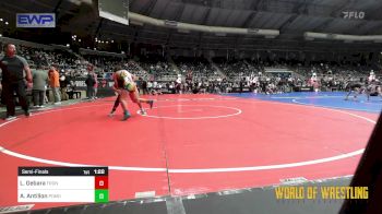 120 lbs Semifinal - Lennox Gebara, Frontenac Youth Wrestling Club vs Arianna Antillon, Pomona Elite