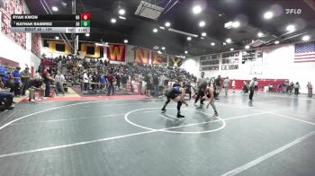 126 lbs Champ. Round 1 - Nathan Ramirez, San Dimas vs Ryan Kwon, Beverly Hills