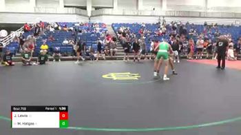 141 lbs Cons. Round 4 - Michael Hatgas, Holy Name High School vs Jayden Lewis, Midwest RTC