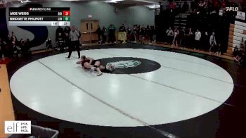 105 lbs. Cons. Round 4 - Bridgette Philpott, Lee`s Summit North vs Jade Weiss, DeKalb