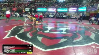 A - 152 lbs Cons. Round 3 - Deegan Tvedt, Custer Co. (Miles City) vs Brody Hardy, Frenchtown