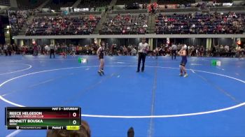 75 lbs Round 1 - Reece Helgeson, Lake Mills Wrestling Club vs Bennett Bouska, NEIWC