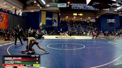 126 lbs Cons. Semi - Matthew O`Neill, Malvern Prep vs Gabriel Ballard, Northampton