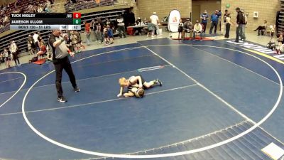 51 lbs Cons. Rd Of 16 - Tuck Higley, JWC vs Jameson Ullom