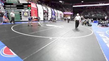 150 Class 4 lbs Cons. Round 1 - Caden Deeney, Truman vs Drake Weston, Ft. Zumwalt North