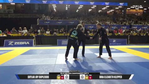 Skylar Joy Duplessis vs Bria Elizabeth Klepper 2026 Pan Kids Jiu-Jitsu IBJJF Championship