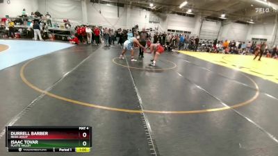 190 lbs Cons. Round 2 - Durrell Barber, Regis Jesuit vs Isaac Tovar, Platte Valley