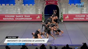 University of Louisiana at Lafayette [2025 Division IA - Jazz Prelims] 2025 UCA & UDA College Cheerleading & Dance Team National Championship
