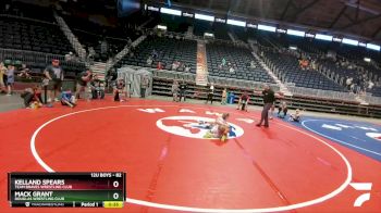 82 lbs 5th Place Match - Kelland Spears, Team Braves Wrestling Club vs Mack Grant, Douglas Wrestling Club