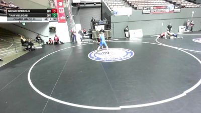 138 lbs Champ. Rd Of 32 - Micah Spradlin, Driller Wrestling Club vs Kai Villegas, Cardinal Wrestling Club