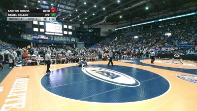 175 lbs Semis & 1st Wrestleback (8 Team) - Daniel Solano, Oak Park (O.P.-River Forest) vs Santino Tenuta, Lombard (Montini)