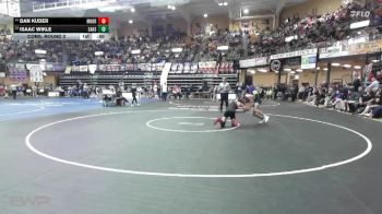 132 lbs Cons. Round 2 - Dan Kuder, Moundridge HS vs Isaac Wikle, Sabetha HS
