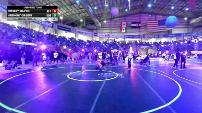 109 lbs Quarterfinal - Wesley Martin, No Team vs Anthony Gilbert, Bear Cave WC