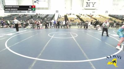 138 lbs Cons. Round 4 - Jacob Orozco, Deep Roots Wrestling Club vs Brenden Eichas, Club Not Listed