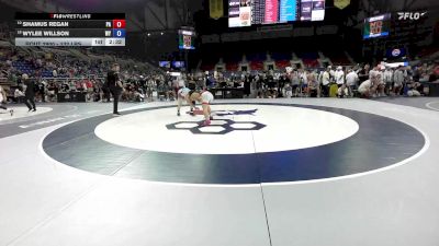 132 lbs Cons. Rd Of 32 - Shamus Regan, PA vs Wylee Willson, WY