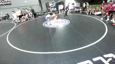 120 lbs Diego Rodriguez, SCVWA - Santa Clara Valley Wrestling Association vs Shelton Hirsch, SJWA - San Joaquin Wrestling Association