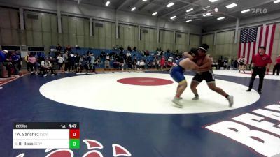 285 lbs Round Of 16 - Aidan Sanchez, Clovis vs Brandon Bass, Servite