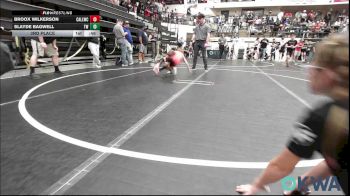 58 lbs 3rd Place - Broox Wilkerson, Carl Albert vs Slayde Bagwell, Tuttle Wrestling