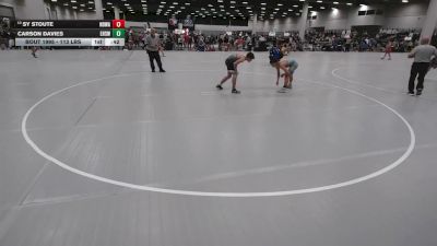 113 lbs Cons. Rd Of 16 - Sy Stoute, North DeSoto Wrestling Academy vs Carson Davies, Esperanza High School Wrestling