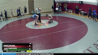 132 lbs Cons. Round 3 - Dante Selway, El Dorado HS (Placentia) vs John Avakyants, Foothill