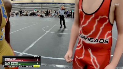 130 lbs Round 1 (4 Team) - Waylen Denkins, Burnett Trained WC vs Isaac Fountaine, Riverheads MS Wrestling