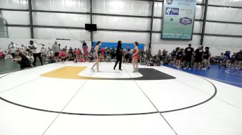 56 lbs Rr Rnd 4 - Kenzie Carder, Apex (OH) Girls - W vs Sasha Williams, PA West Yellow - W