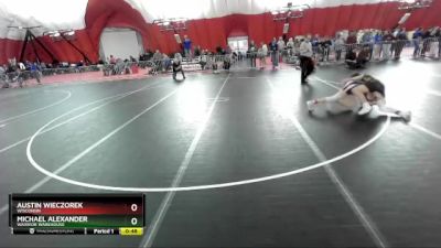 130 lbs Semifinal - Michael Alexander, Warrior Warehouse vs Austin Wieczorek, Wisconsin