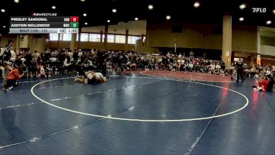113 lbs Semifinal - Presley Sandobal, Rough House WC vs Addysin Mollendor, Missi Wrestling Club