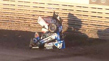 Corey Day Flips In Hot Laps At Knoxville Raceway