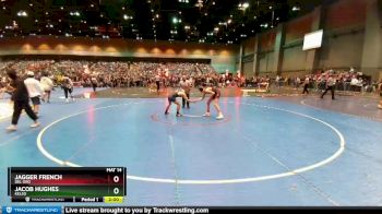 132 lbs Champ. Round 1 - Jacob Hughes, Kelso vs Jagger French, Del Oro