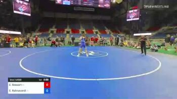 145 lbs Consi Of 8 #2 - Cash Stewart, Wisconsin vs Cael Rahnavardi, Iowa