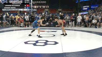 120 lbs Champ. Rd Of 32 - Spenser McCammon, Indiana vs Anthony Riotto, New Jersey