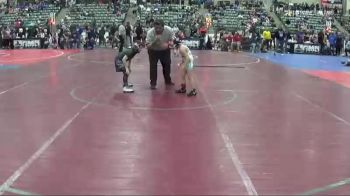 52 lbs Quarterfinal - Zay Zay Quijada, Sons Of Thunder Academy vs Rocco Dominguez, RedWave Wrestling